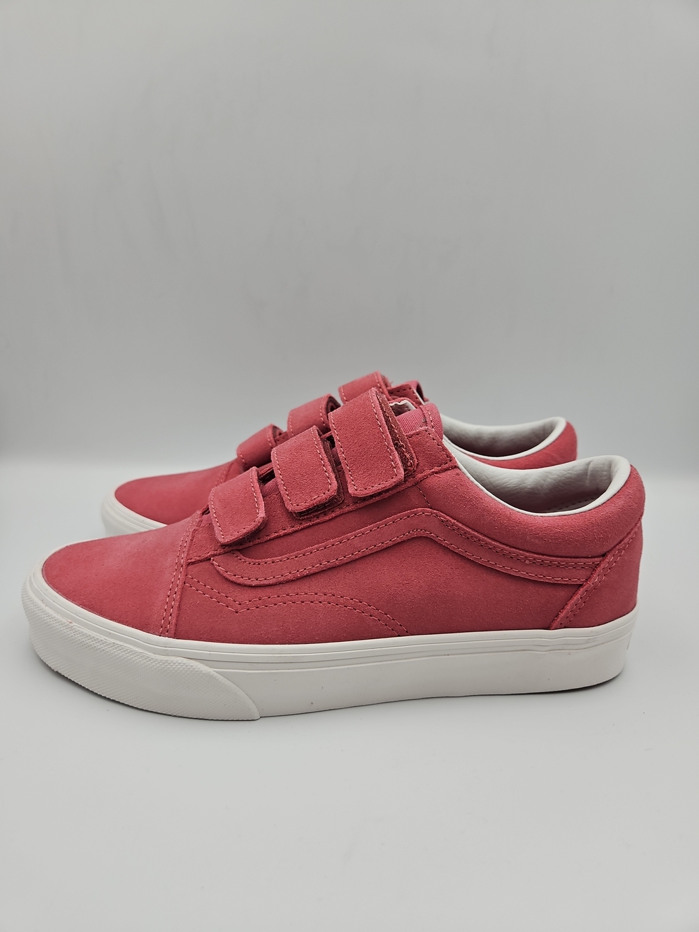 Vans Old Skool Velcro Sneakers in Rose Pink